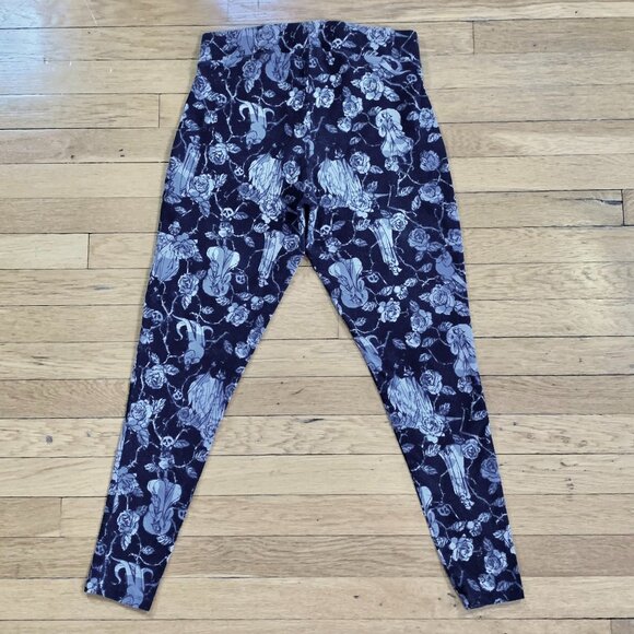 Disney Pants - Disney Female Villians Youth/Juniors Leggings | Black/Grey | 0